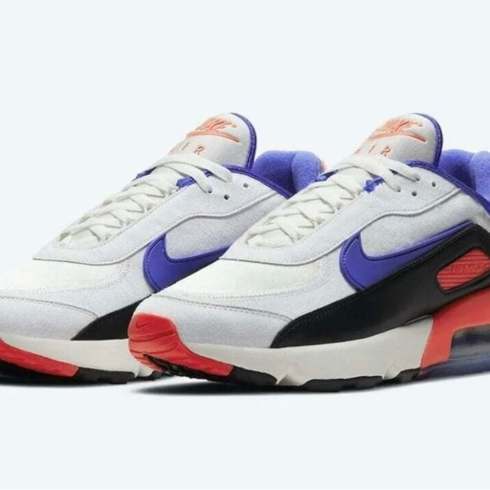 NEW Nike Air Max 2090 EOI Men's Summit White/Racer Blue-Black DA9357-100